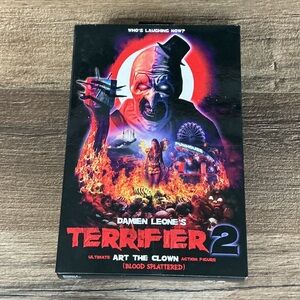 Terrifier 2 Art the Clown Blood Splattered Action Figure
